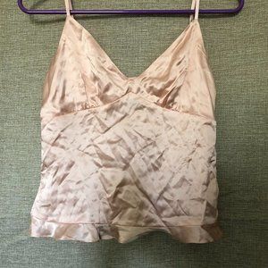 EXPRESS Pink silk top